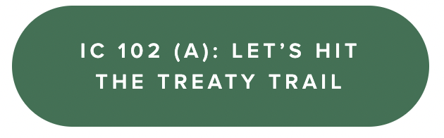Let's hit the treaty trail